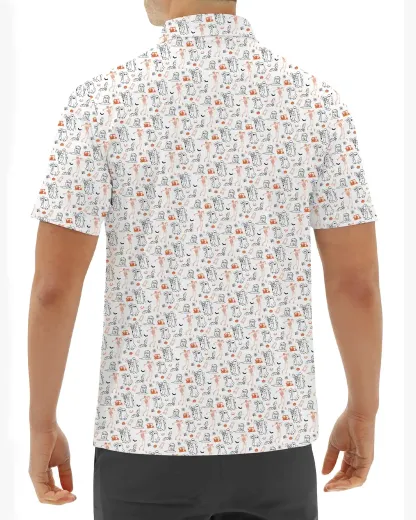 Halloween Bogeyman Resort Polo Shirt - Deolax