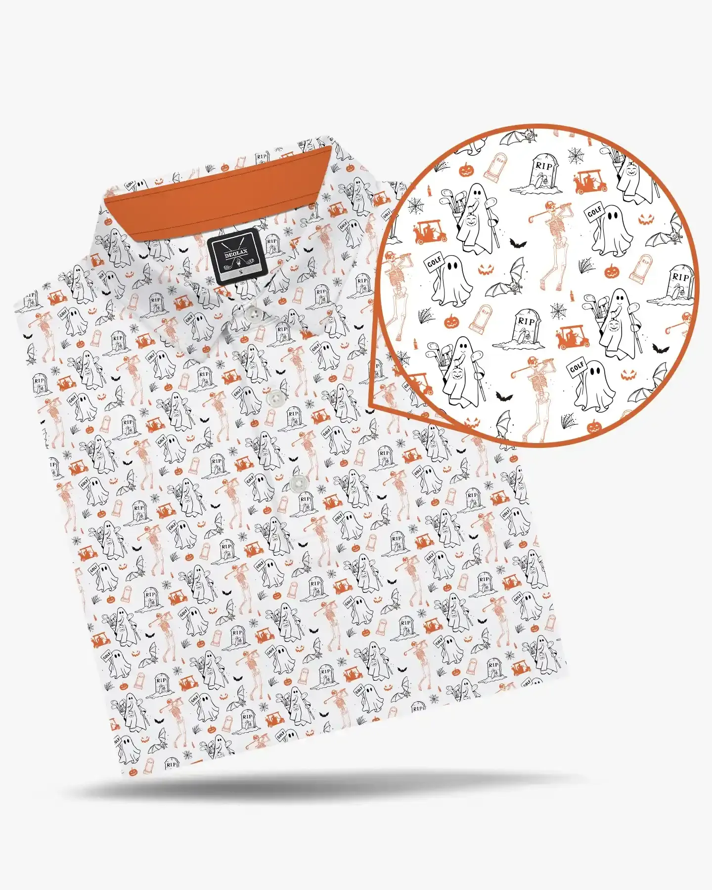 Halloween Bogeyman Resort Polo Shirt - Deolax