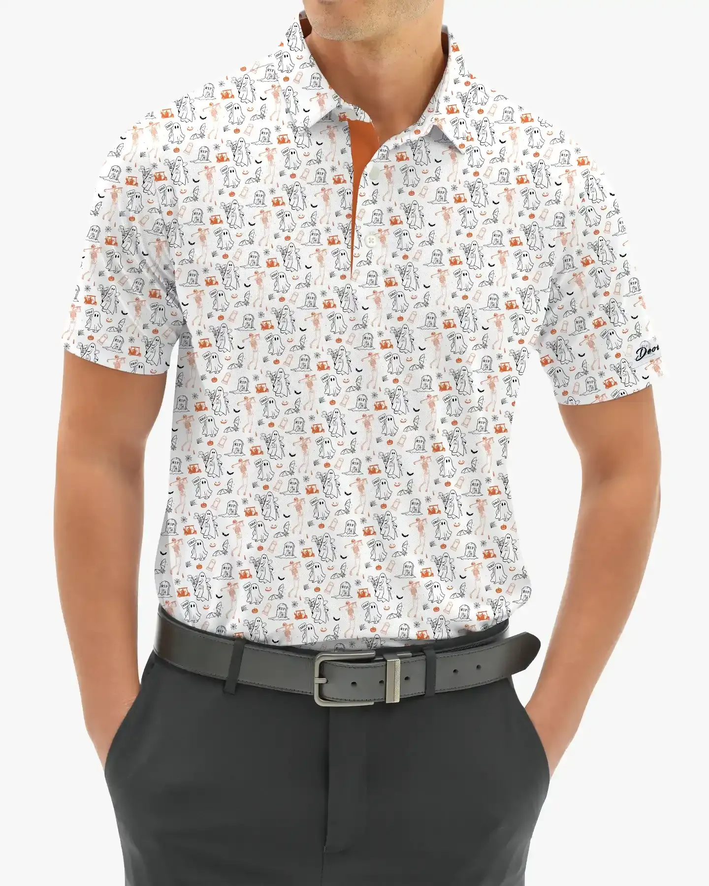 Halloween Bogeyman Resort Polo Shirt - Deolax