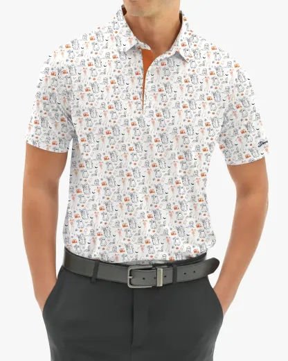 Halloween Bogeyman Resort Polo Shirt - Deolax