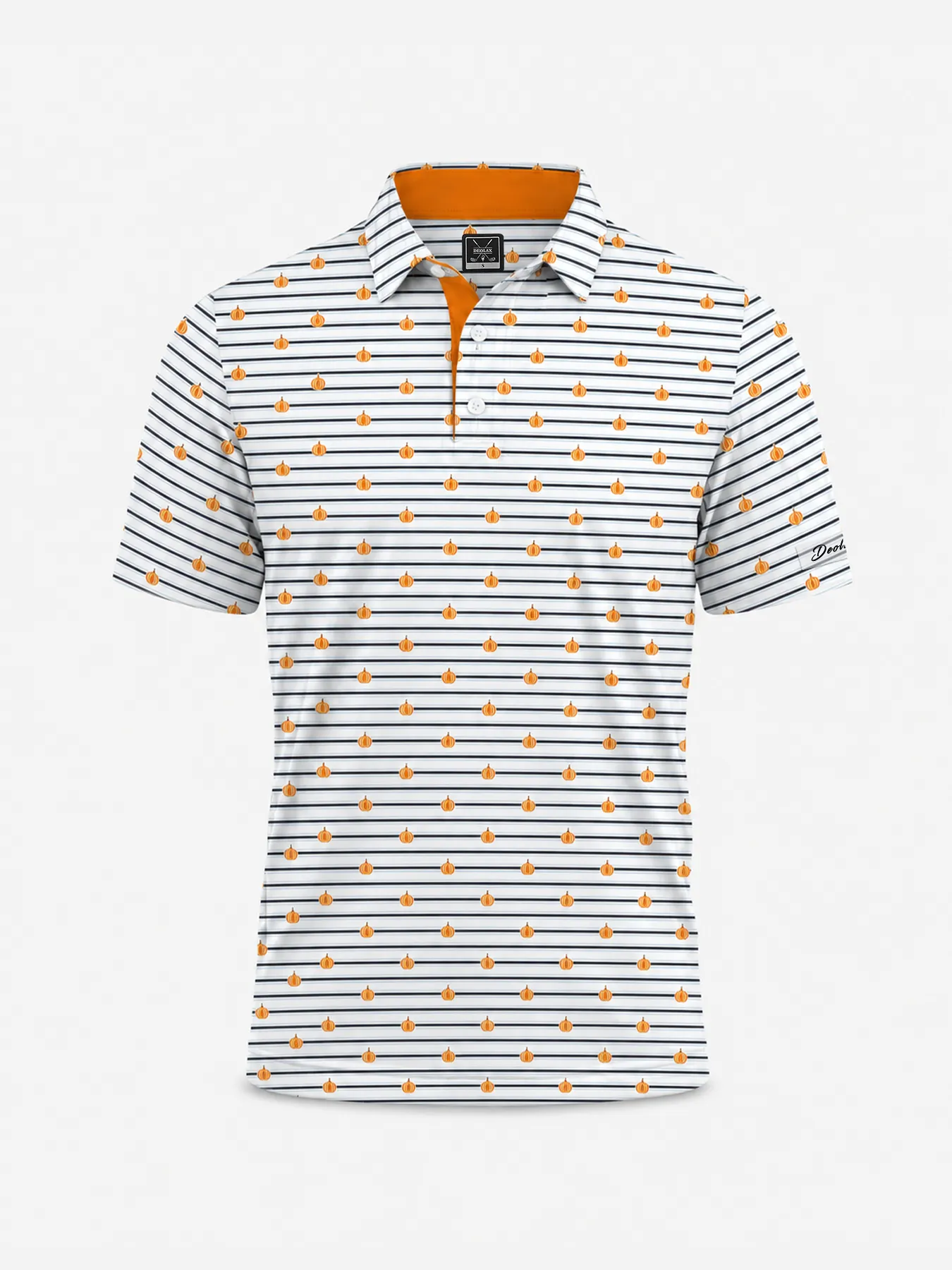 Halloween Striped Polo