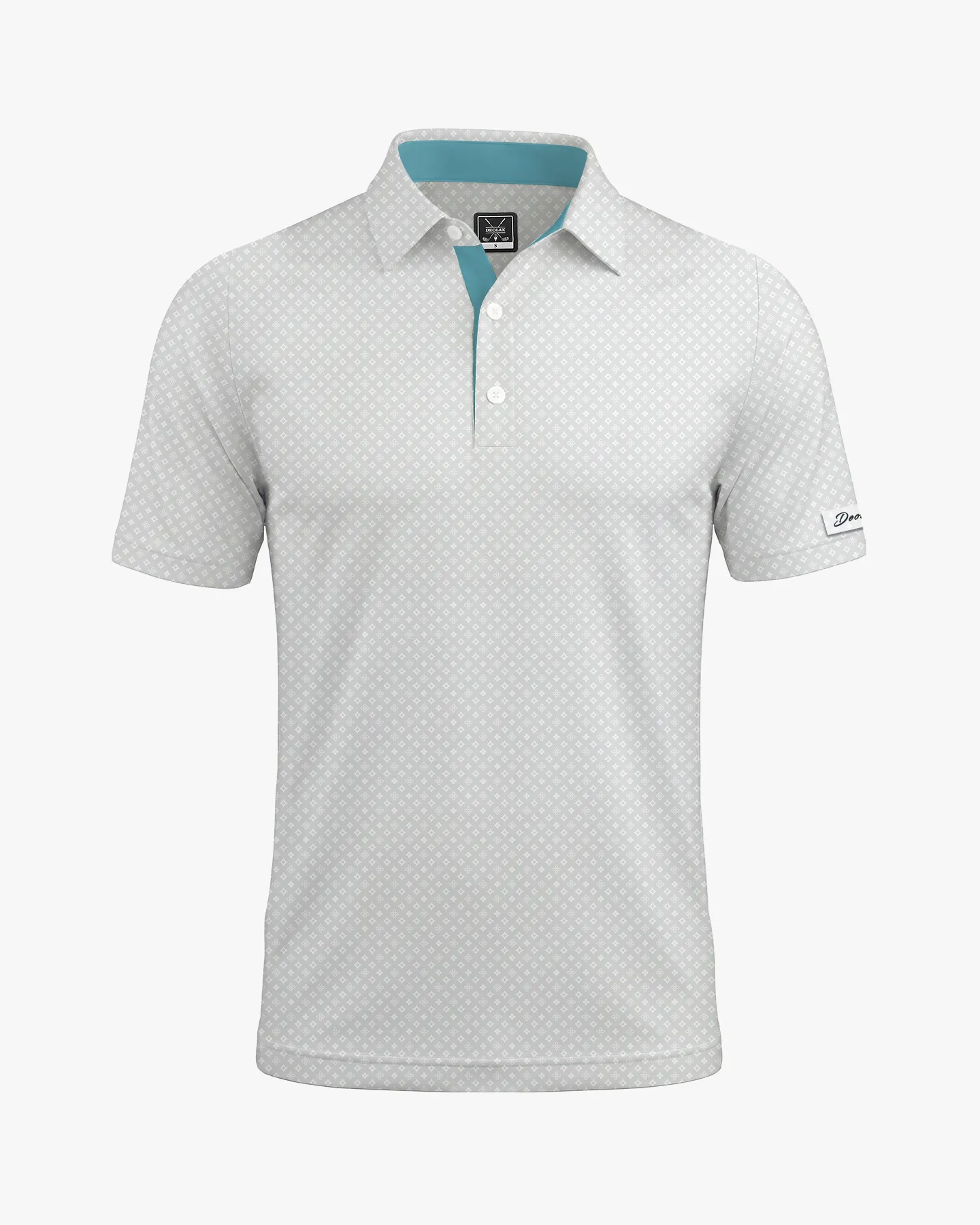 Heritage Diamond Gray Polo - Deolax