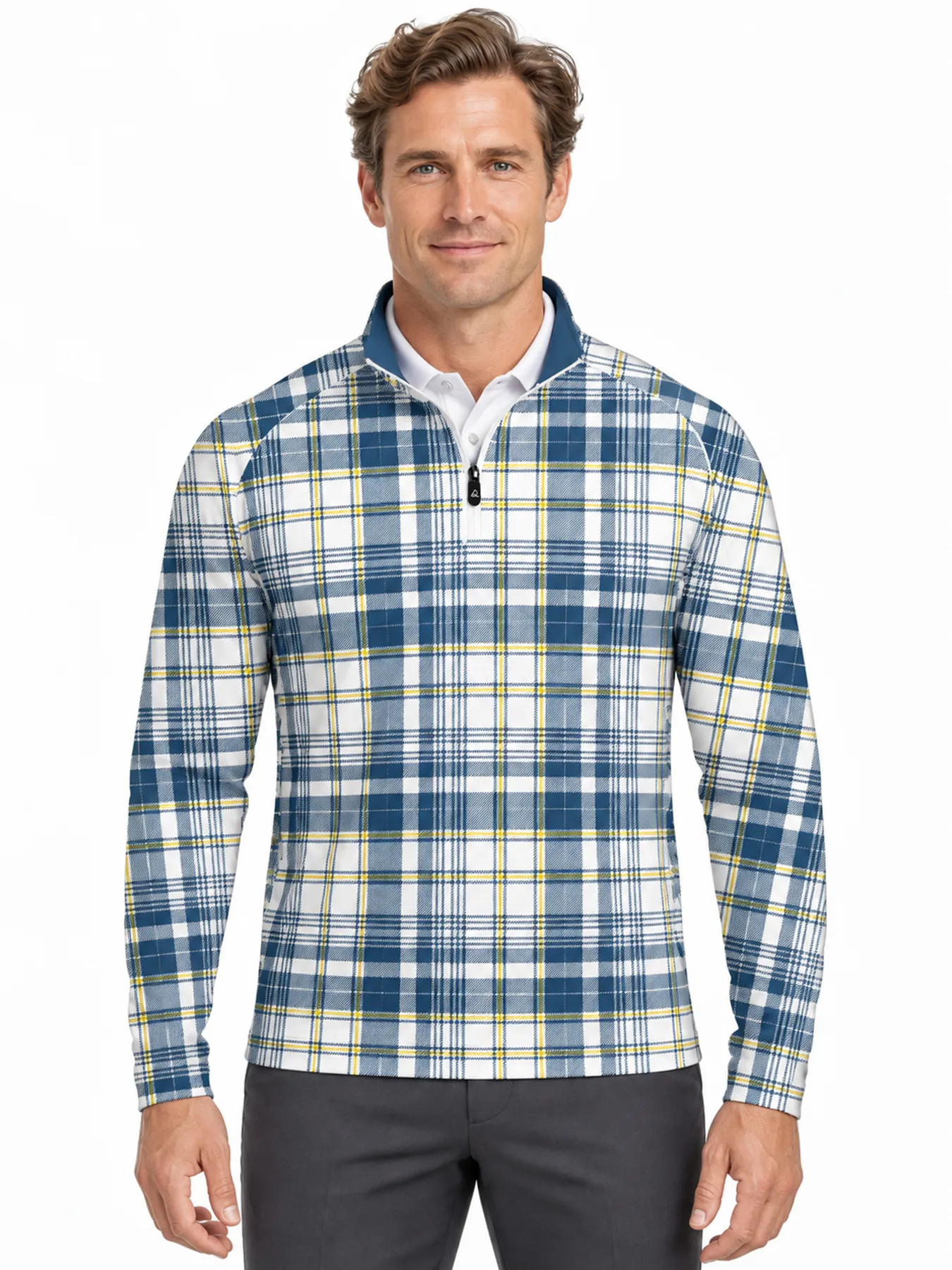 Heritage Plaid Quarter Zip