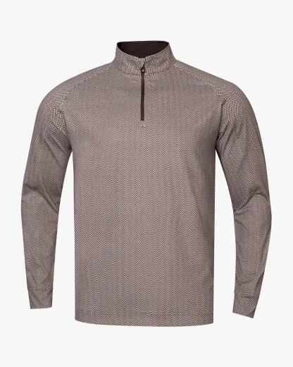 Herringbone Quarter Zip