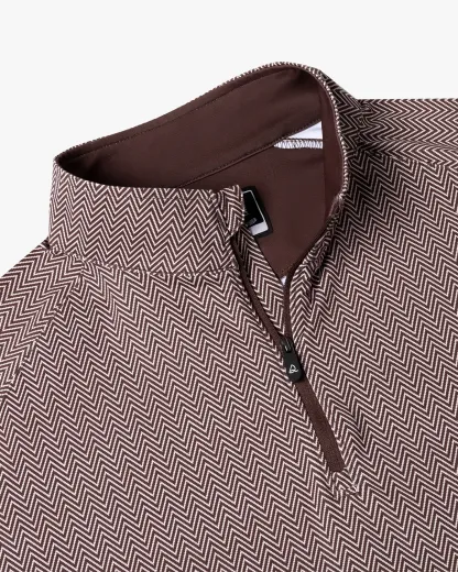Herringbone Quarter Zip