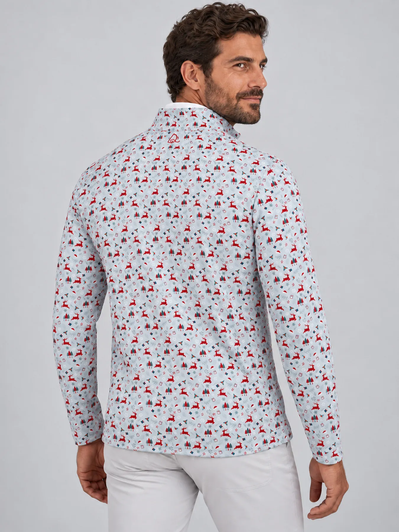 Holiday Cheer Reindeer Quarter Zip - Deolax