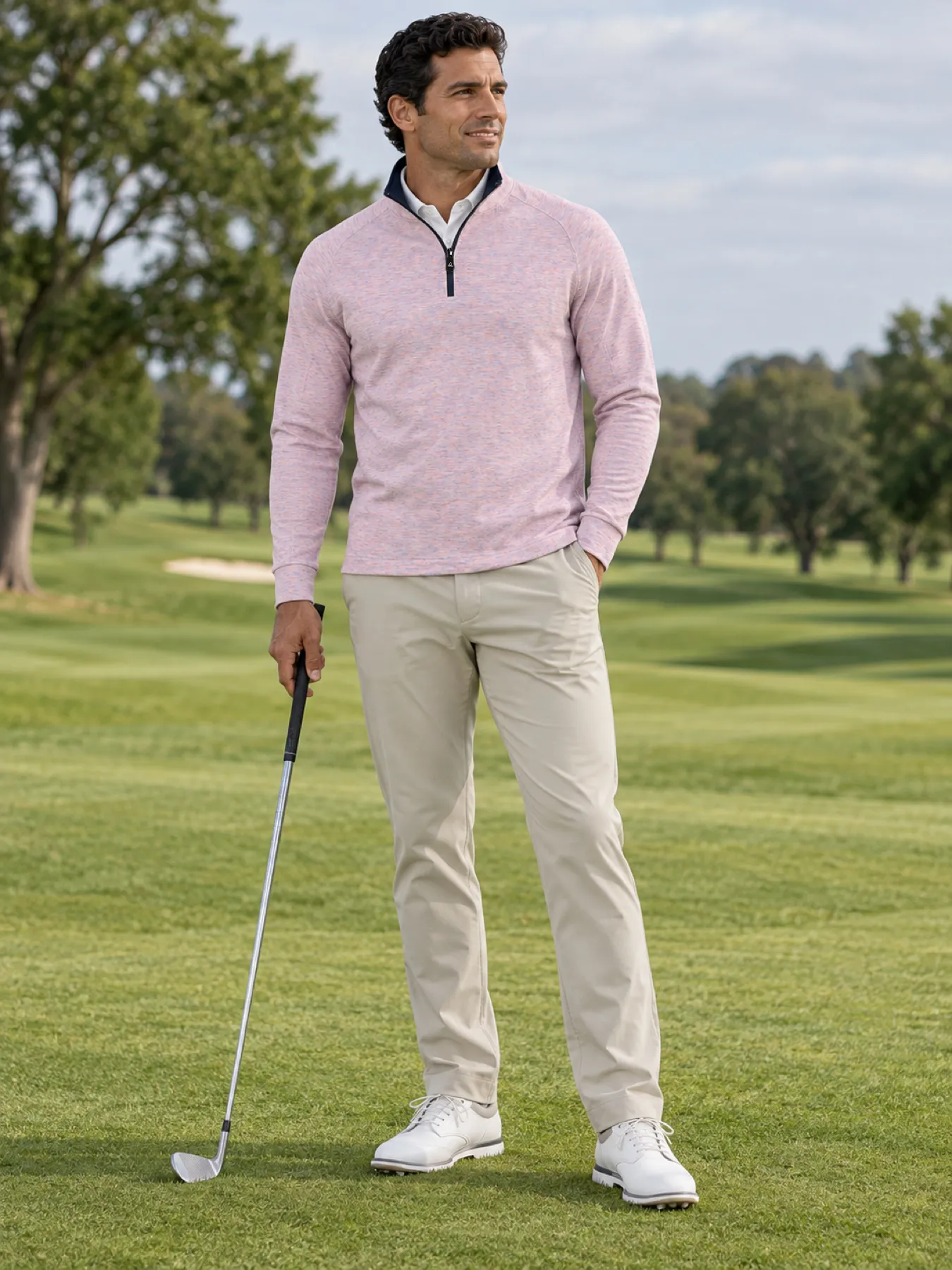 Holiday Links Fleece 1/4 Zip