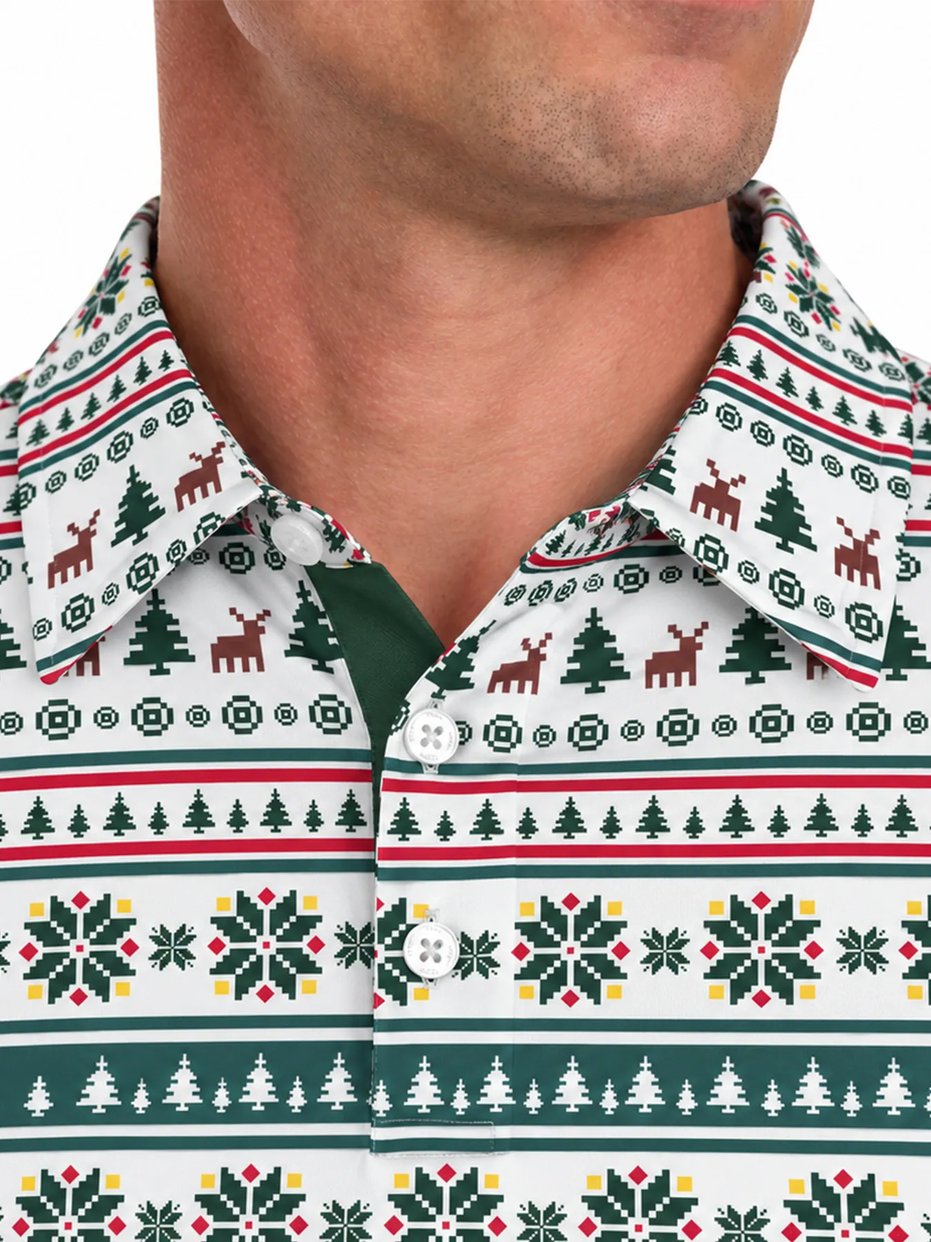 Holiday Links Long Sleeve Polo