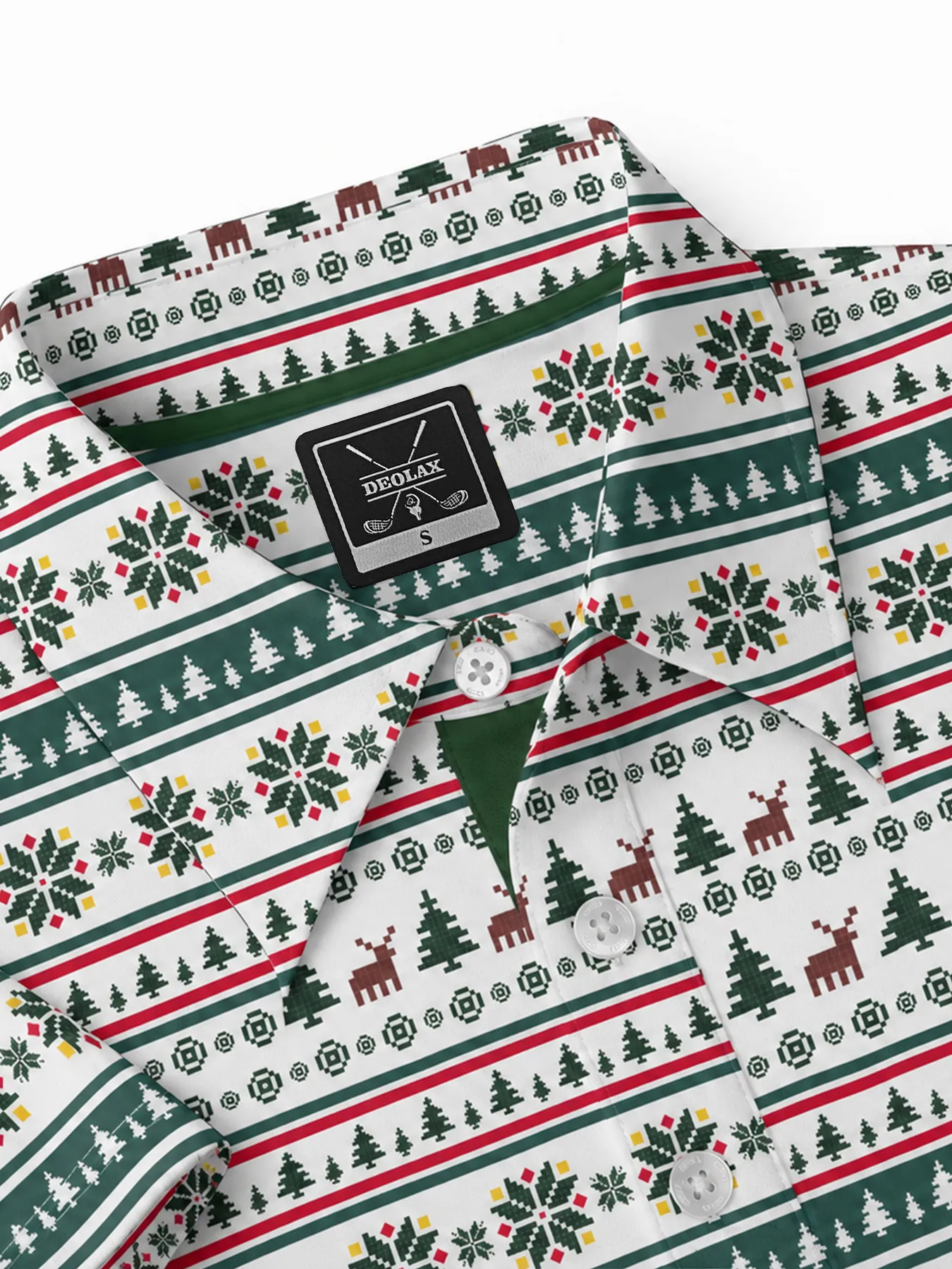 Holiday Links Long Sleeve Polo
