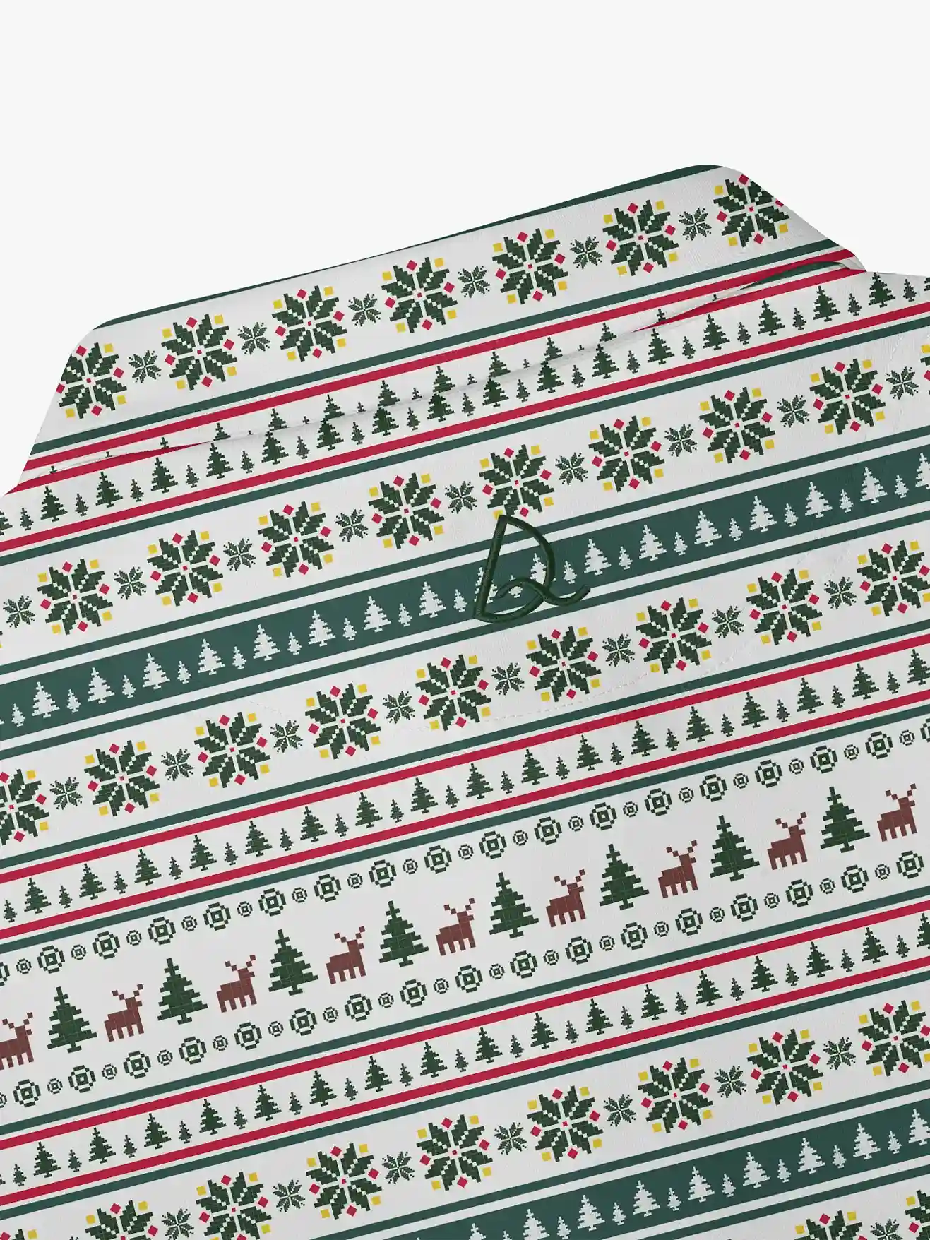 Holiday Links Long Sleeve Polo - Deolax