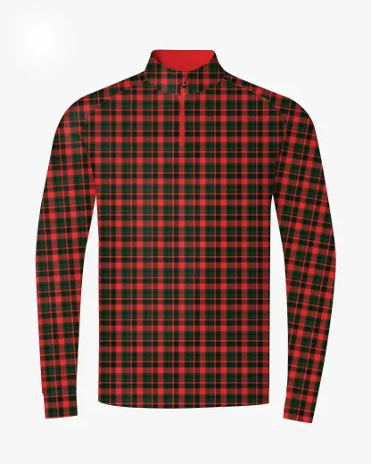 Holiday Plaid Quarter Zip - Deolax
