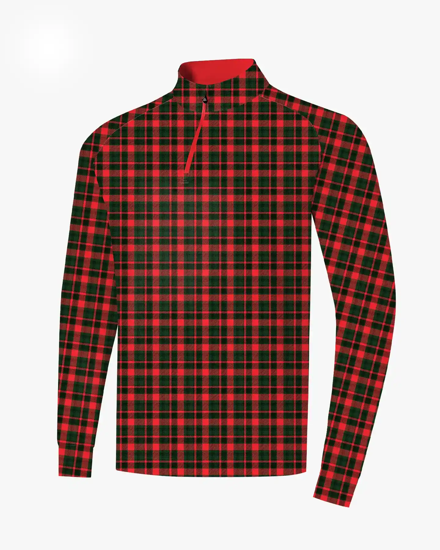 Holiday Plaid Quarter Zip - Deolax
