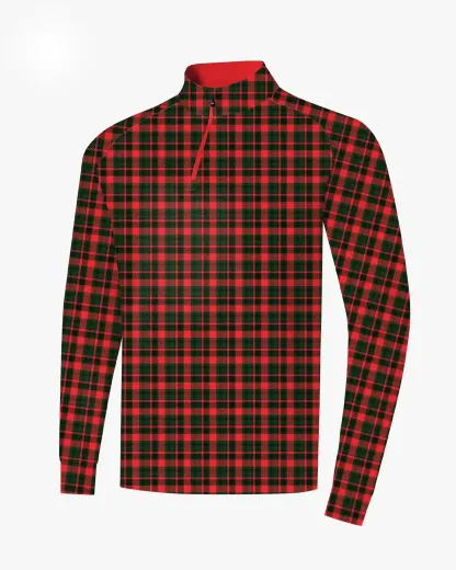 Holiday Plaid Quarter Zip - Deolax
