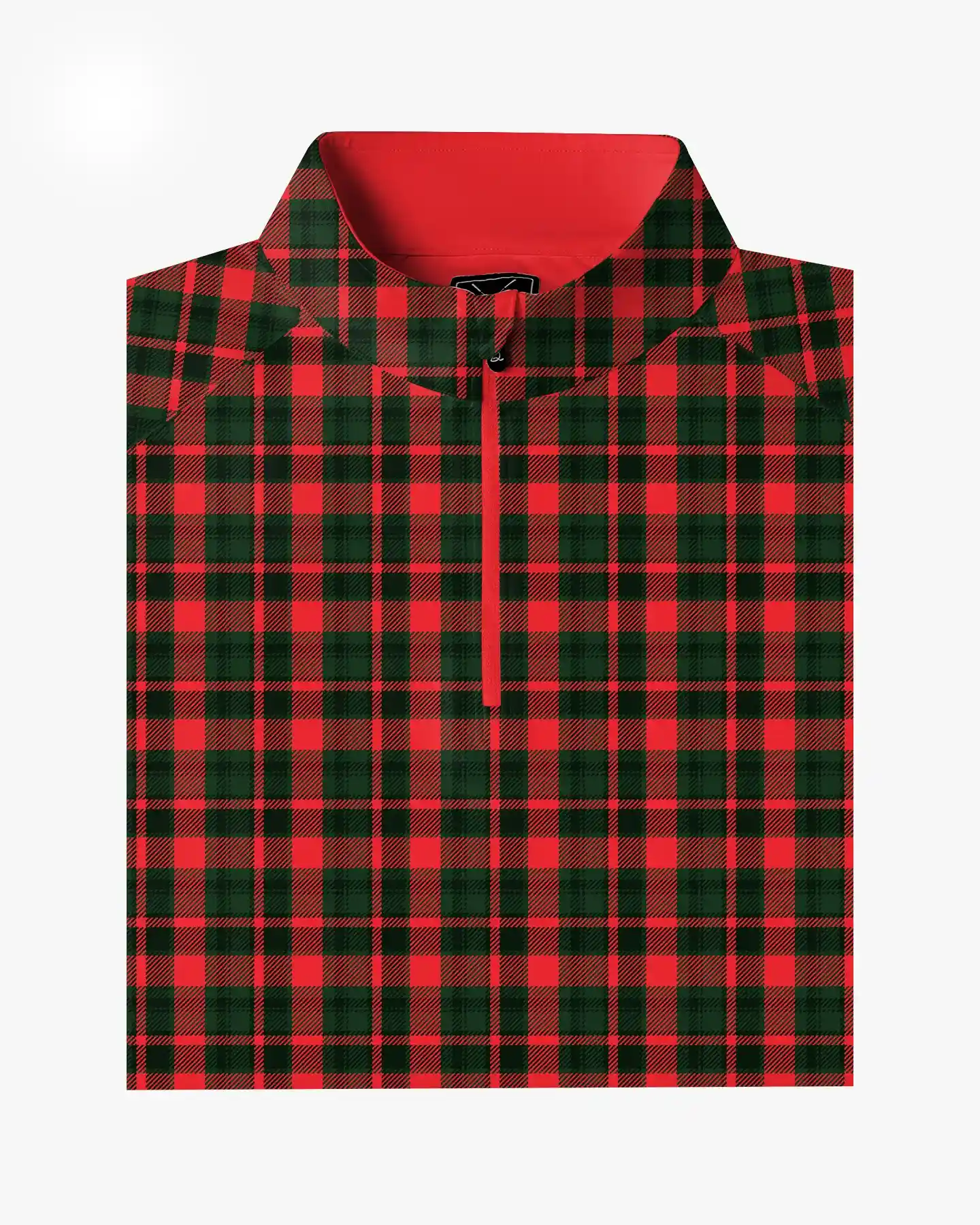 Holiday Plaid Quarter Zip - Deolax