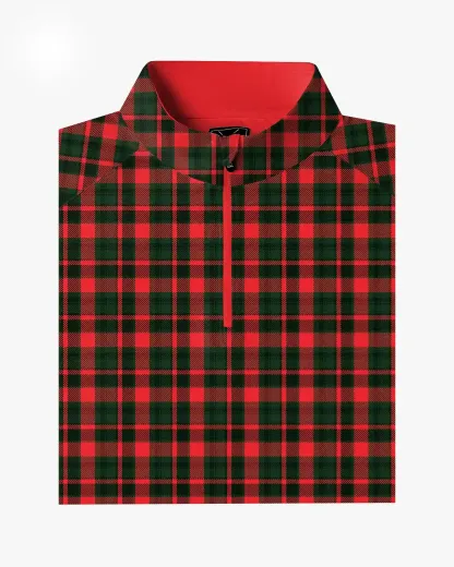 Holiday Plaid Quarter Zip - Deolax