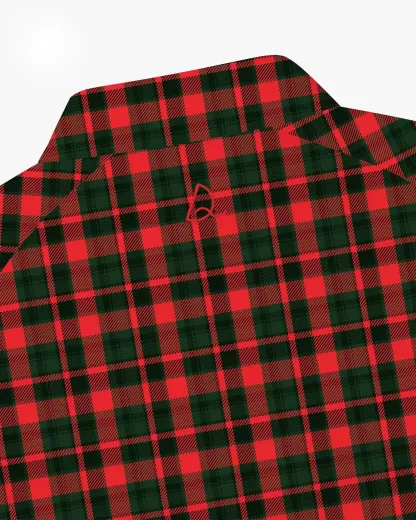 Holiday Plaid Quarter Zip - Deolax