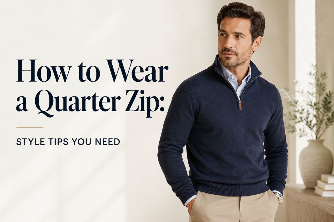 How to Wear a Quarter Zip