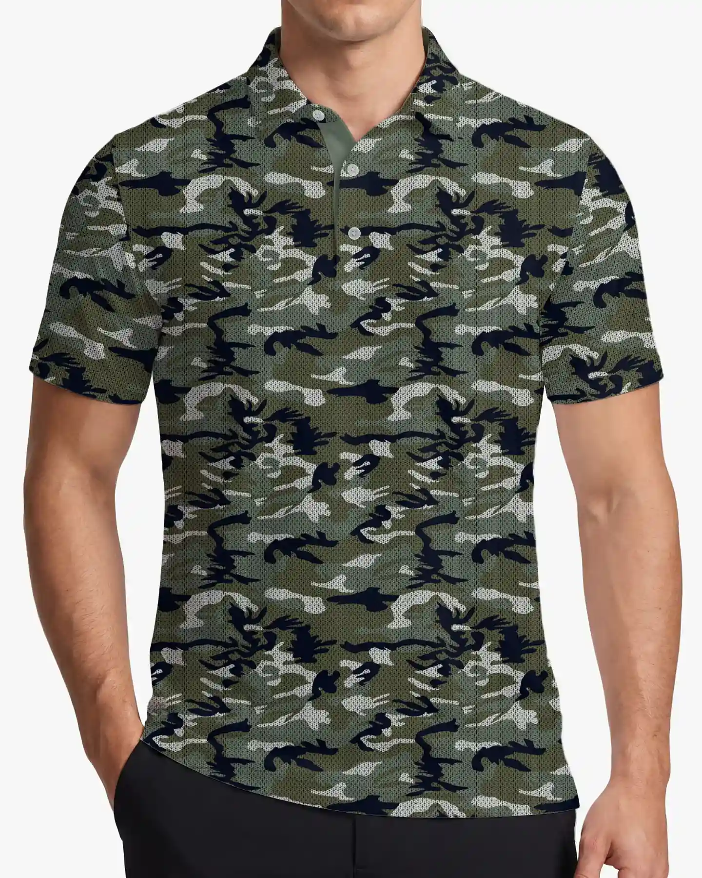 In The Hunt Camo Polo - Deolax