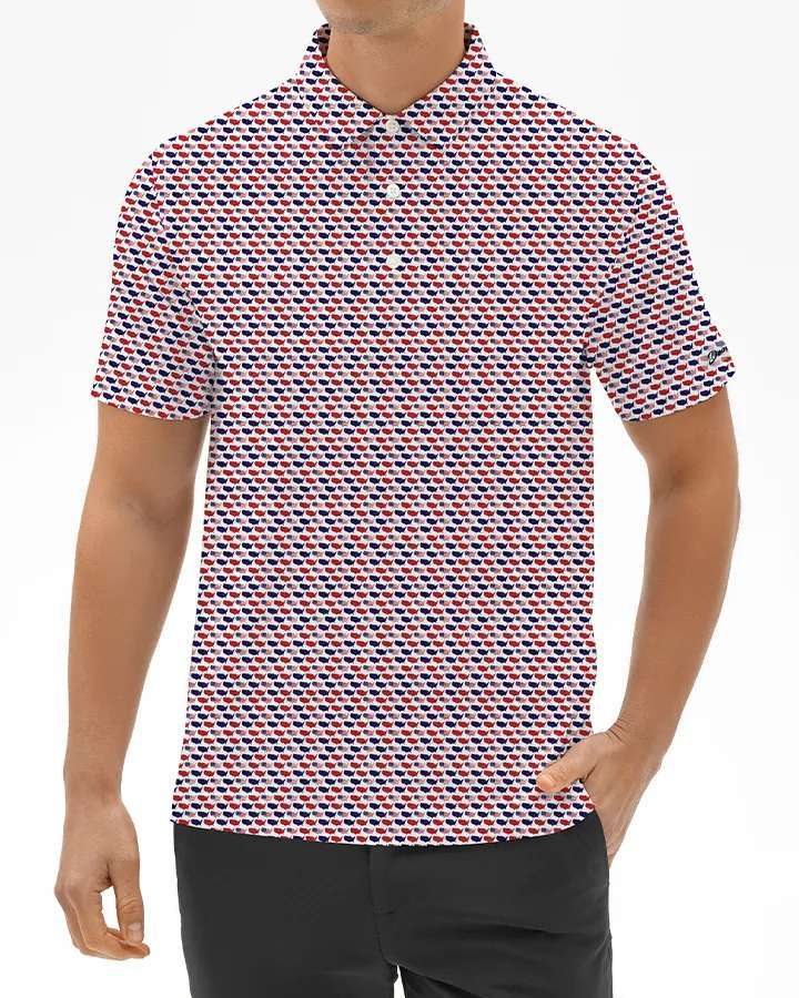 Independence Day Stripes Polo
