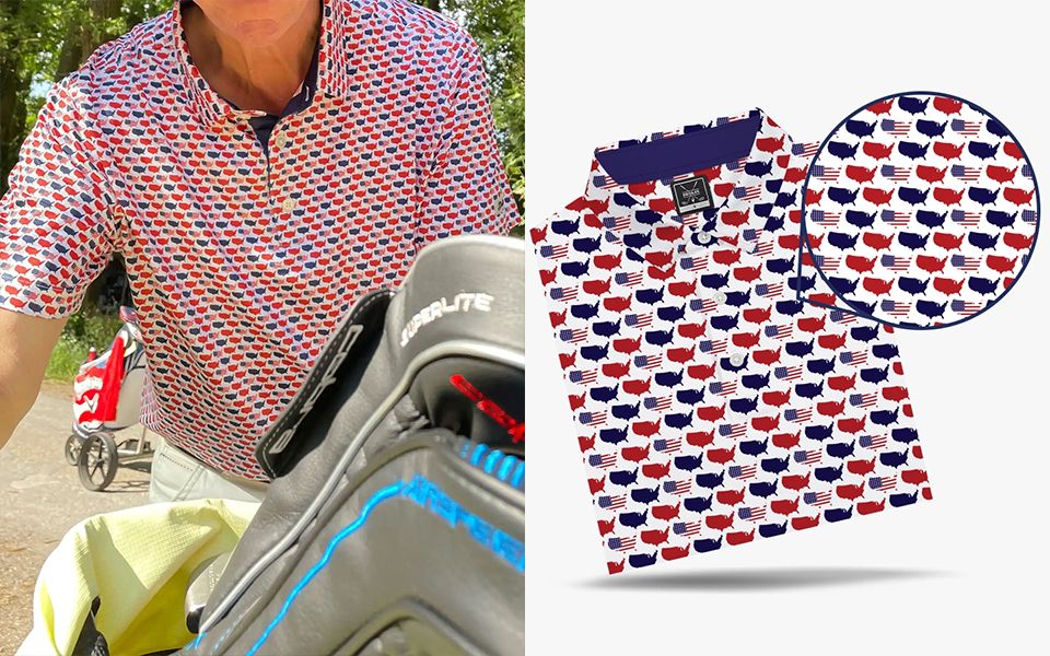Independence Day Stripes Polo