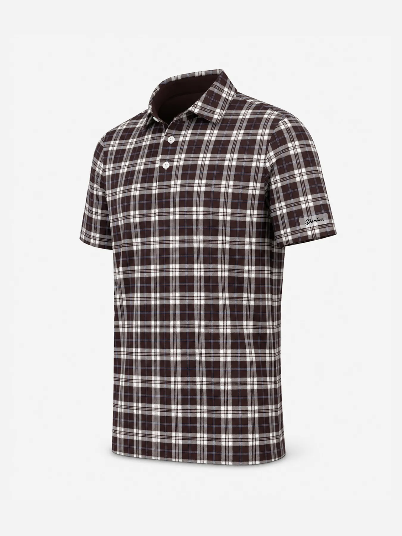 Checked Polo - Ironwood 
