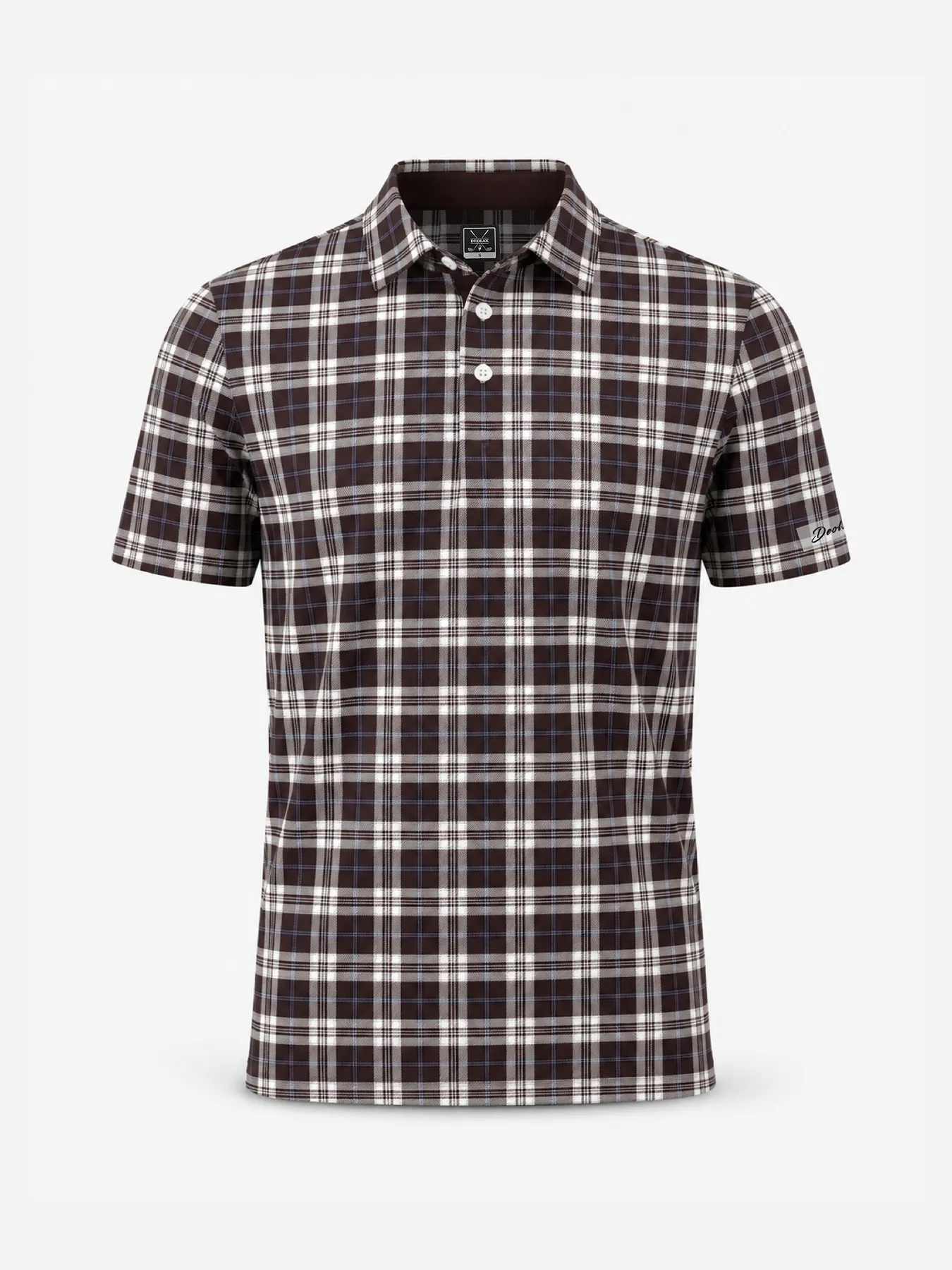 Checked Polo - Ironwood 
