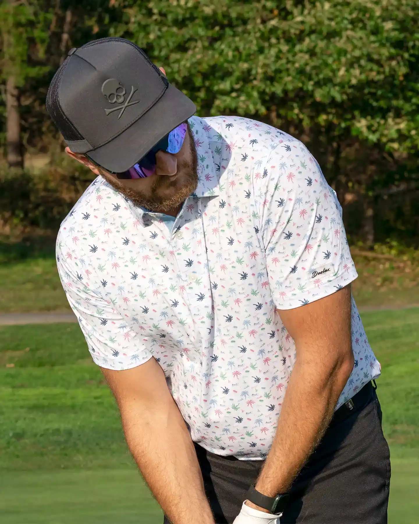 Island Palm Tree Polo - Deolax