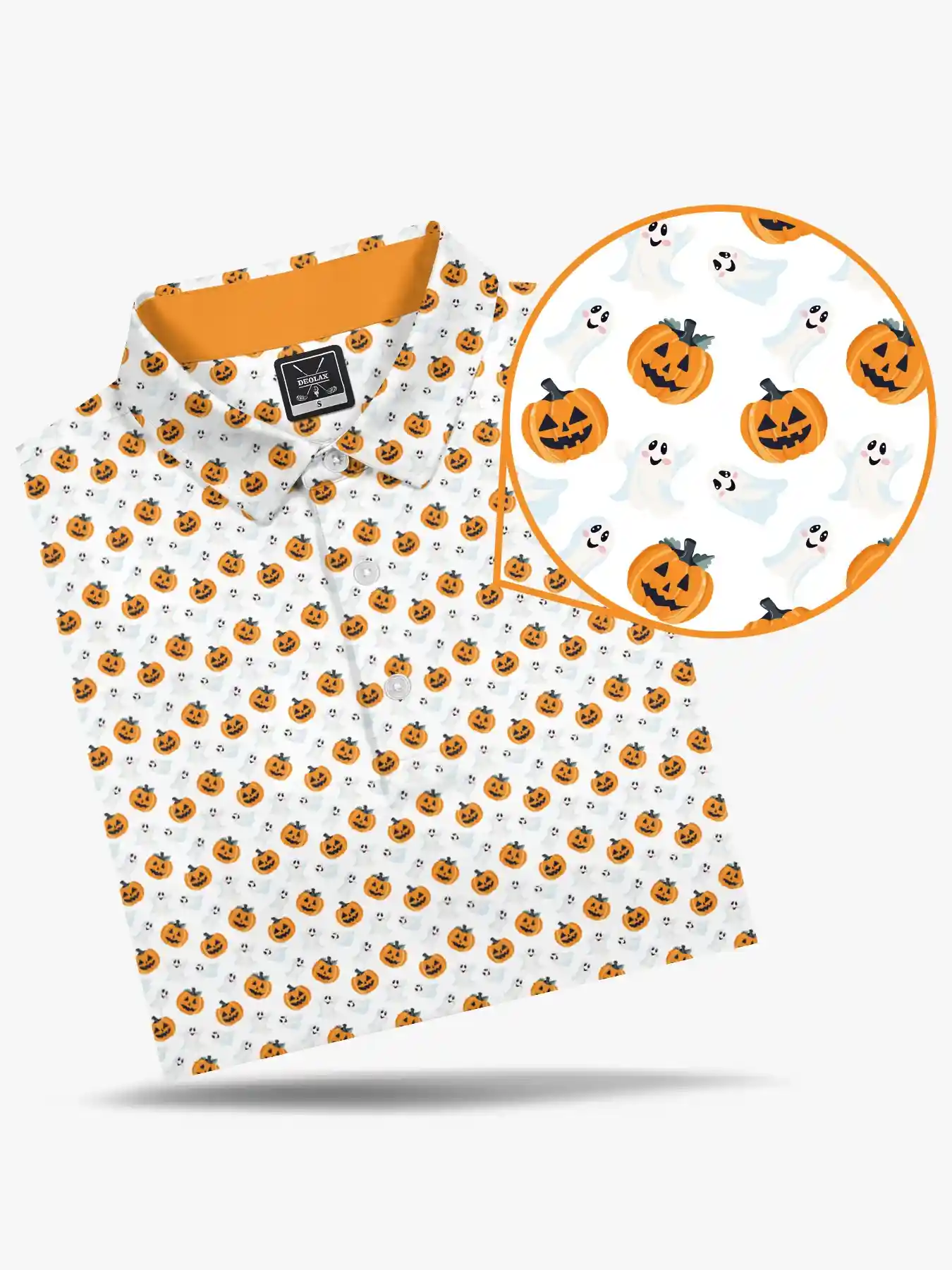 Jack & Boo Halloween Golf Polo - Deolax