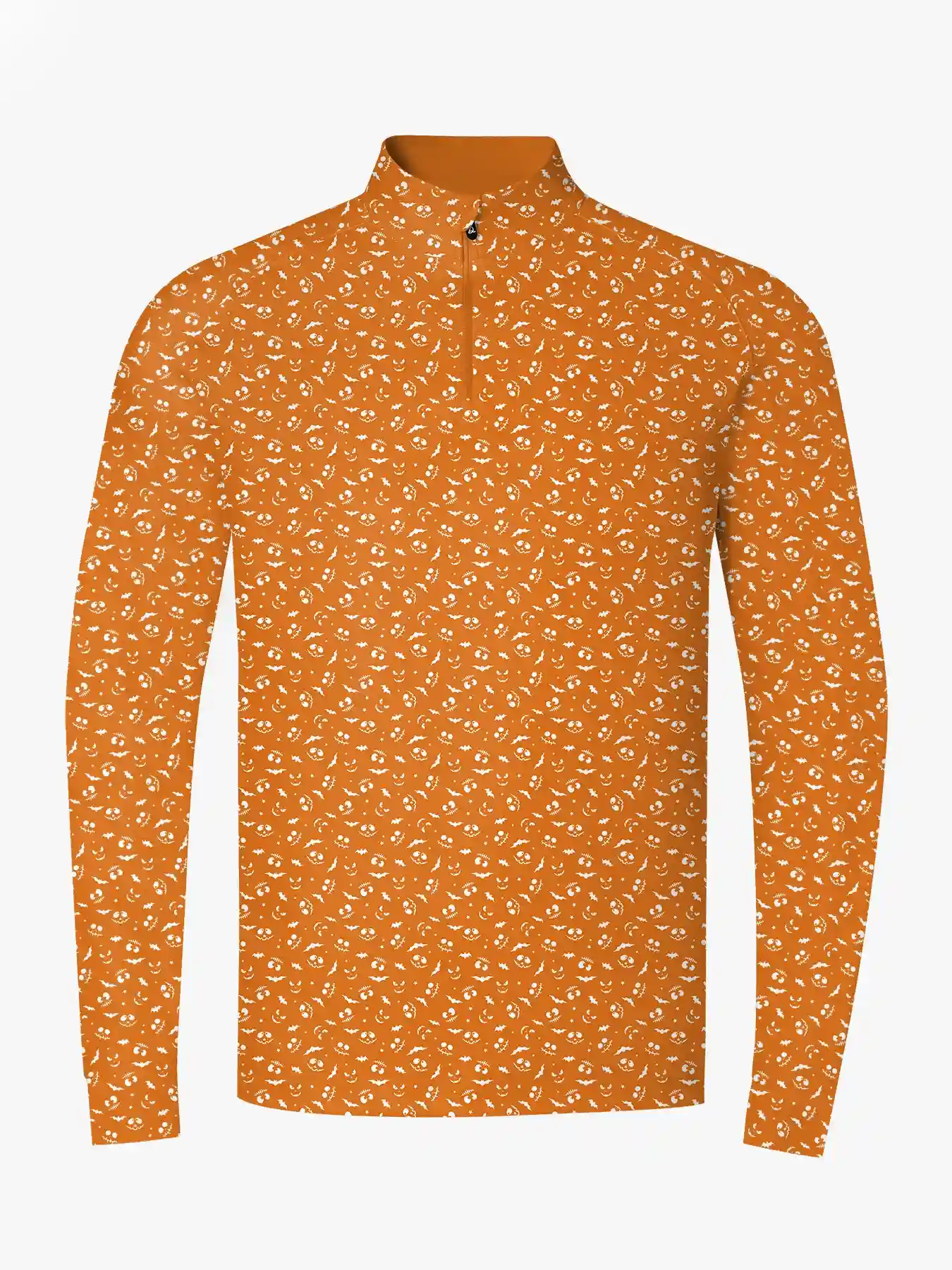 Jack-O’-Lantern Halloween Quarter Zip - Deolax