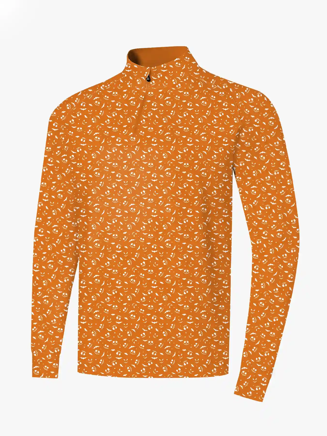 Jack-O’-Lantern Halloween Quarter Zip - Deolax