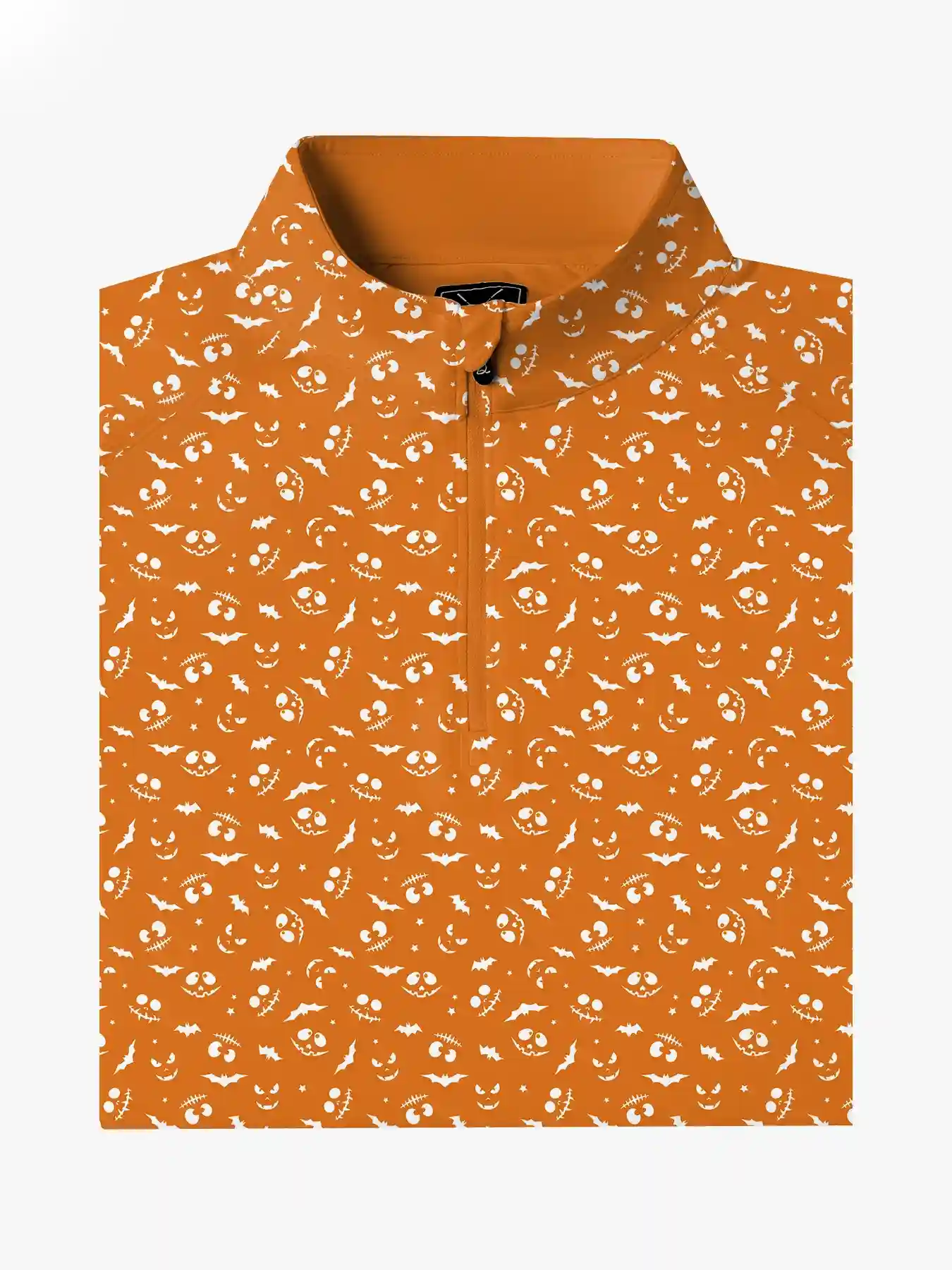 Jack-O’-Lantern Halloween Quarter Zip - Deolax