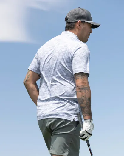Jacquard Camo Polo