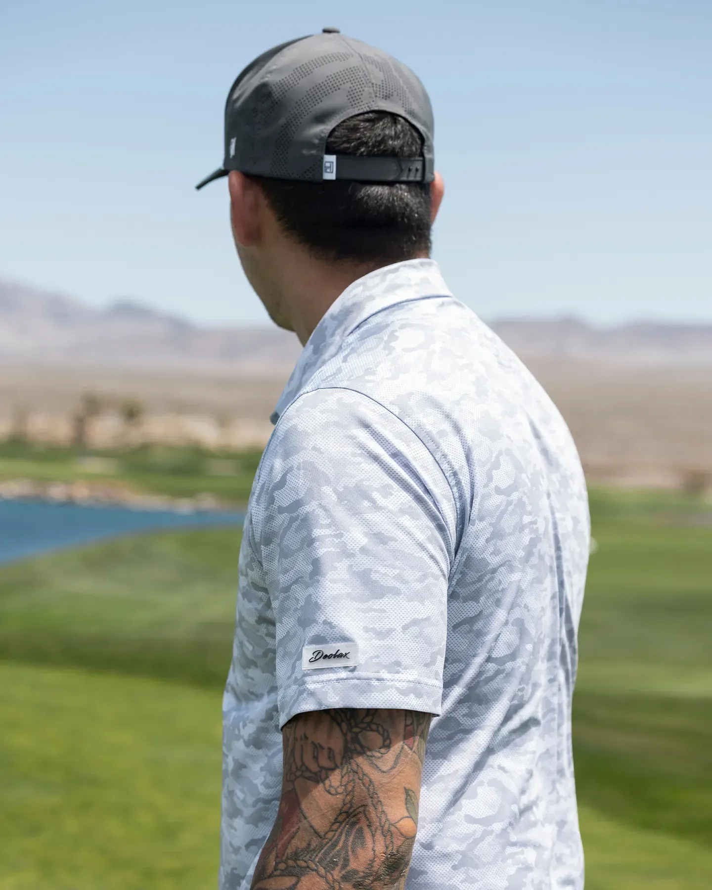 Jacquard Camo Polo