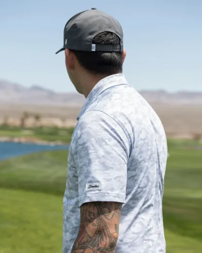 Jacquard Camo Polo