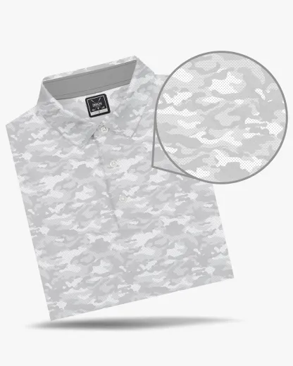 Jacquard Camo Polo - Deolax