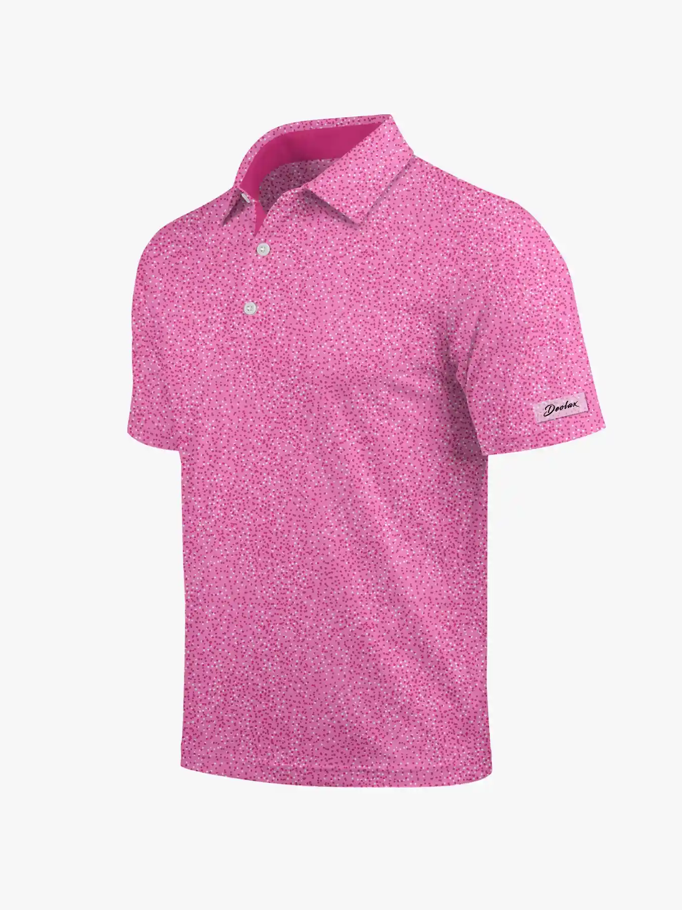 Key West Flamingo Paint Splatter Polo - Deolax