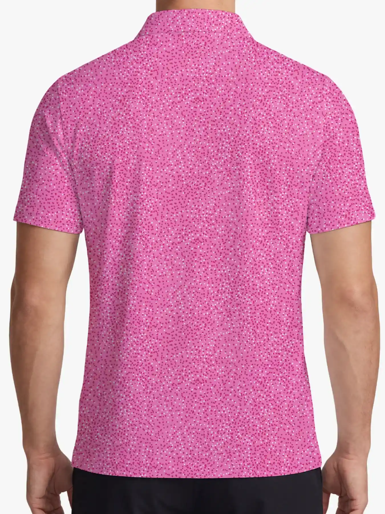 Key West Flamingo Paint Splatter Polo - Deolax