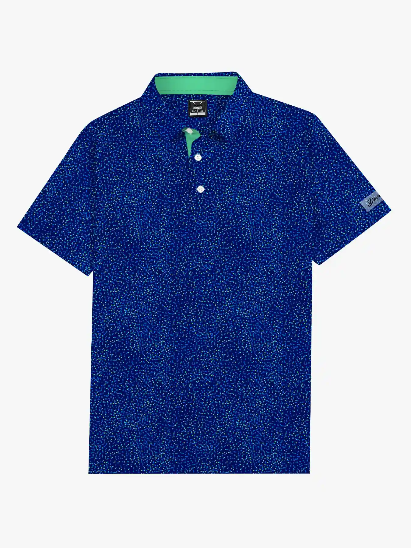 Key West Neon Blue Polo - Deolax