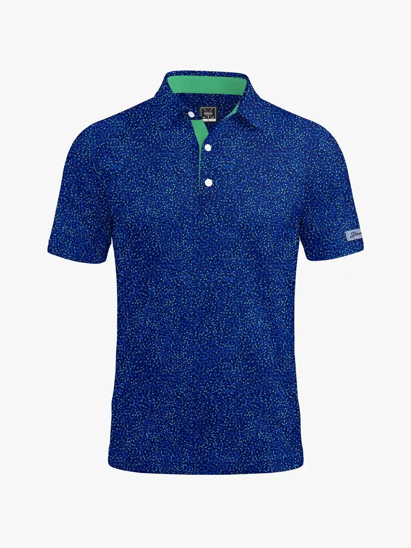 Key West Neon Blue Polo - Deolax