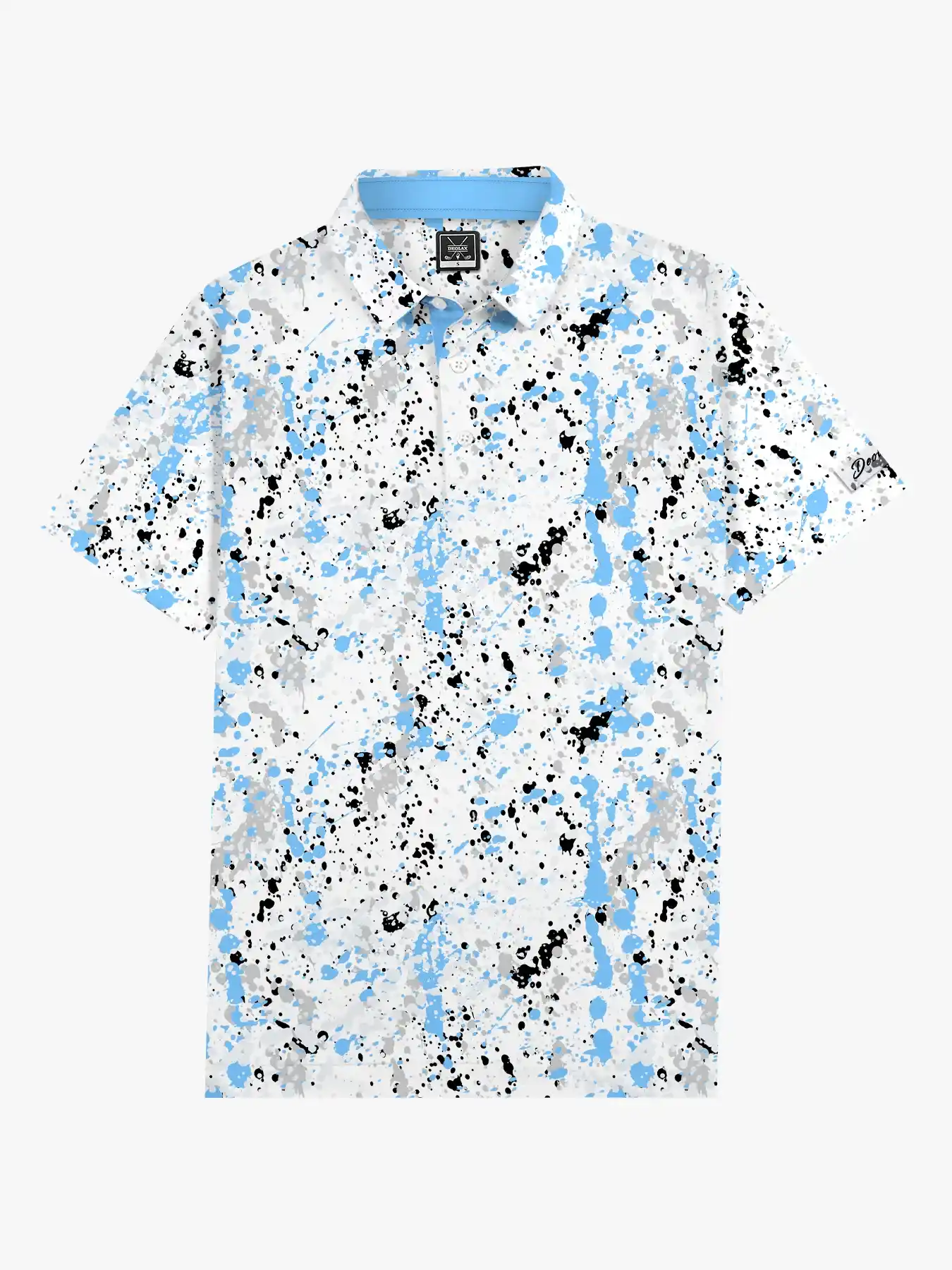 Kinetic Art Paint Splatter Polo - Deolax