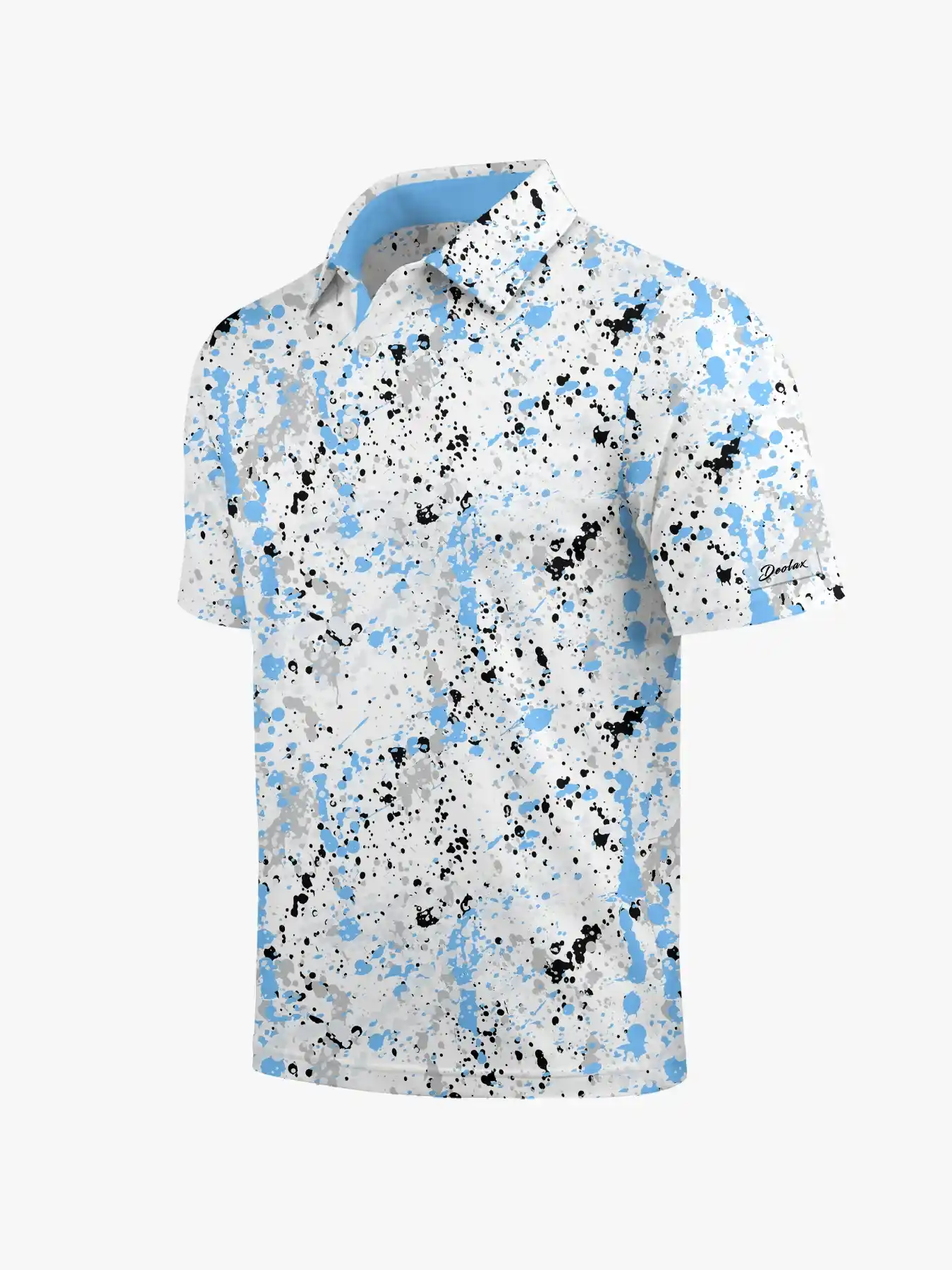 Kinetic Art Paint Splatter Polo - Deolax