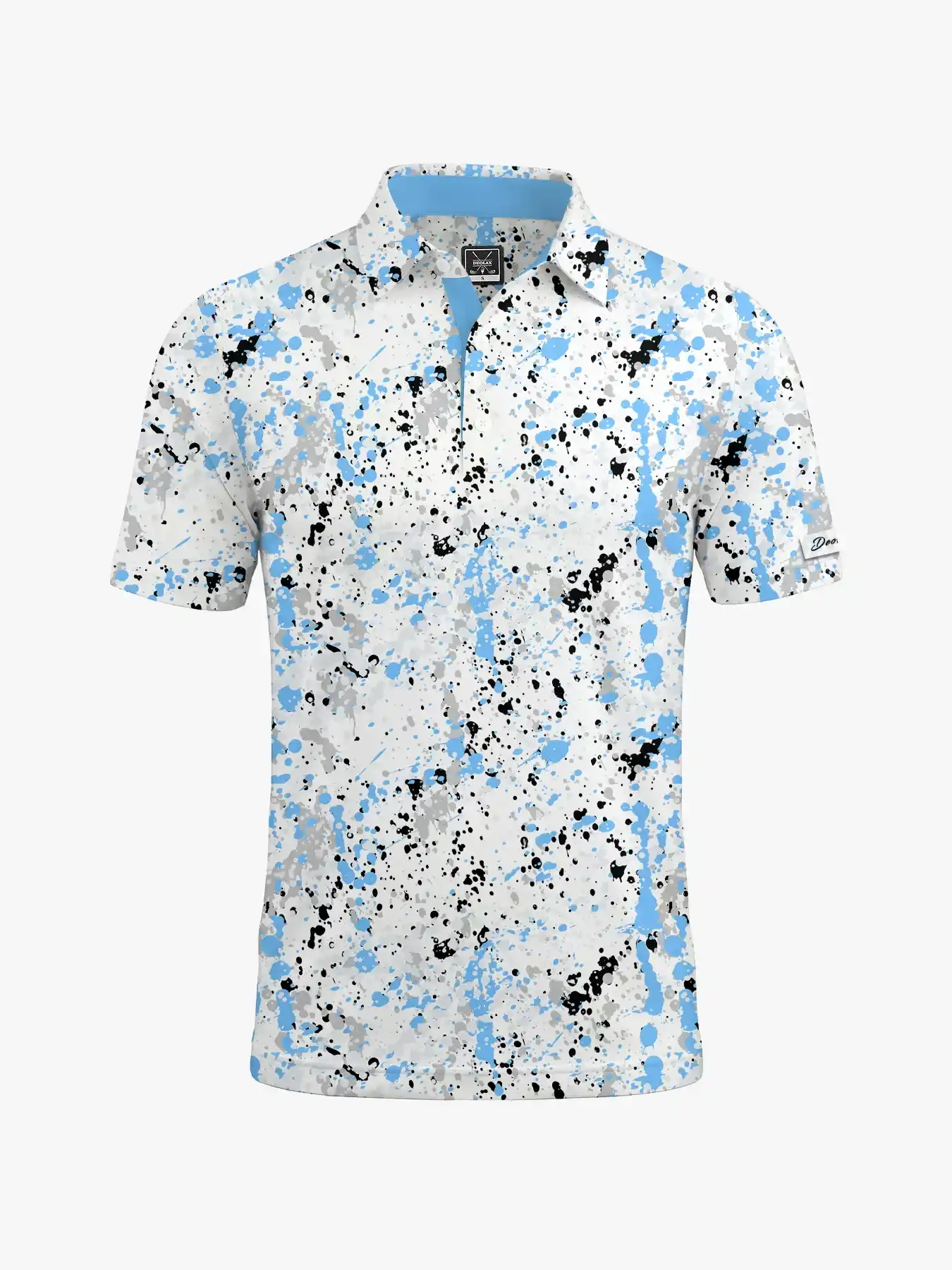 Kinetic Art Paint Splatter Polo - Deolax