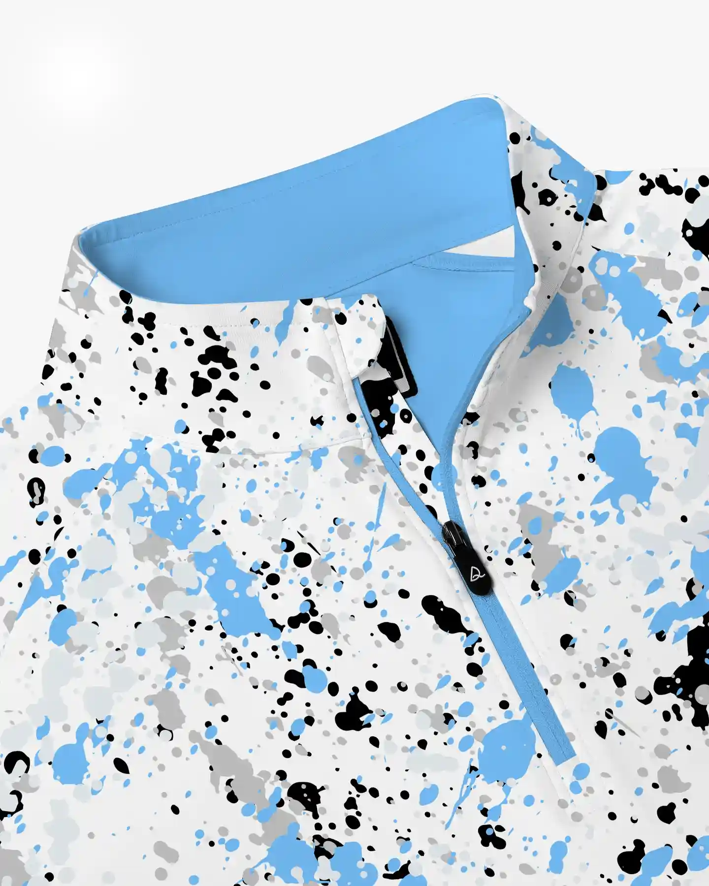 Kinetic Art Blue Quarter Zip - Deolax