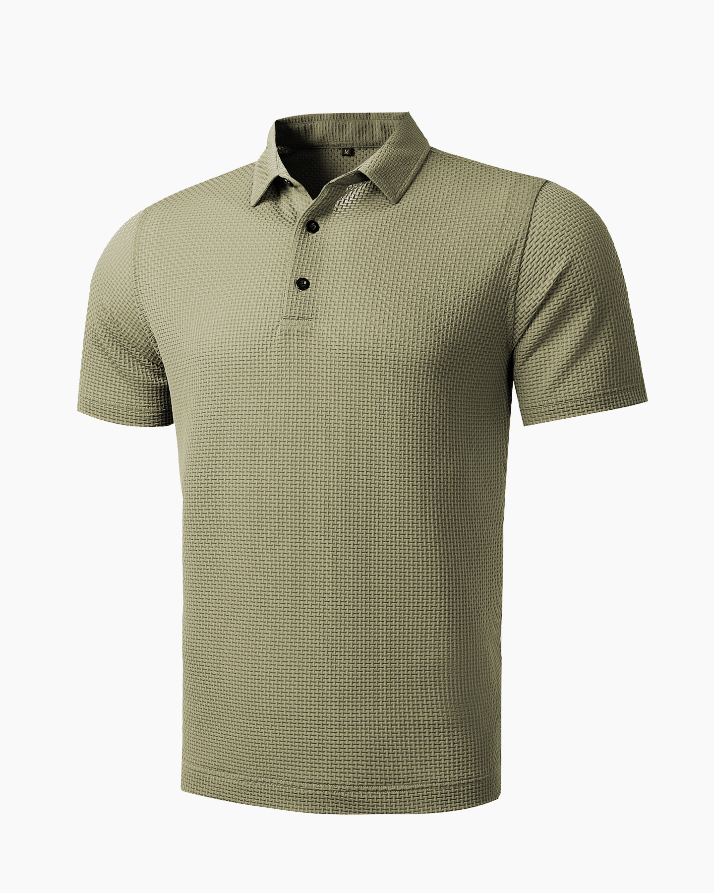 Knit Polo Shirt in blue by Deolax