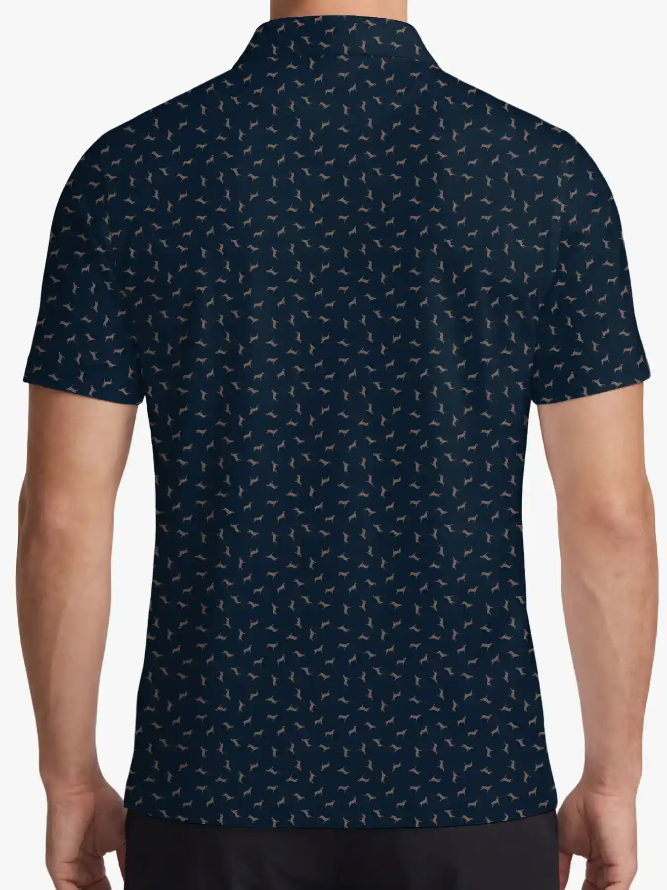 Labrador Links Dog Print Polo - Deolax