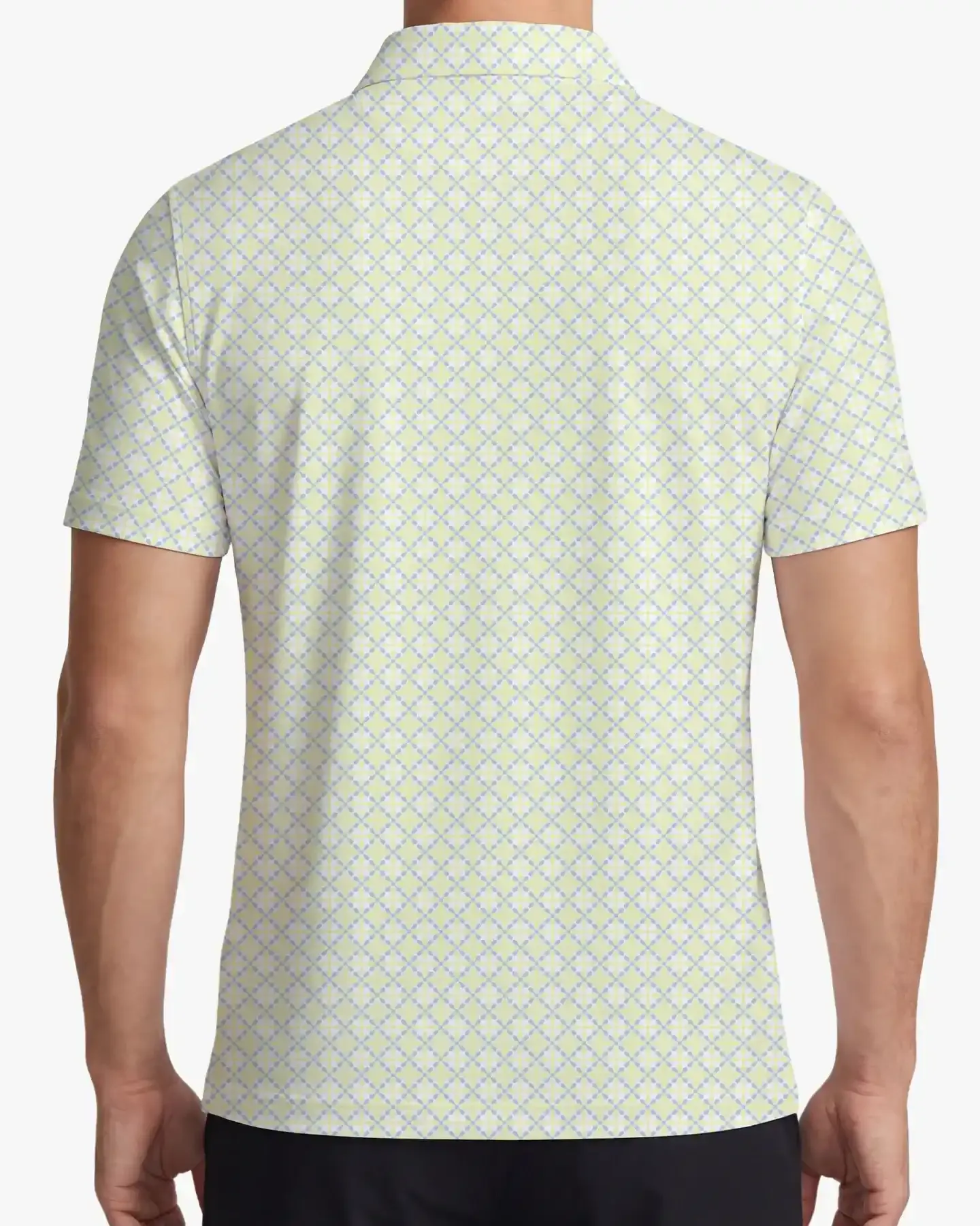  Lattice Print Polo - Deolax
