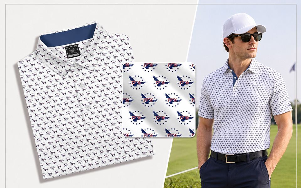 Liberty Crest Polo -Navy