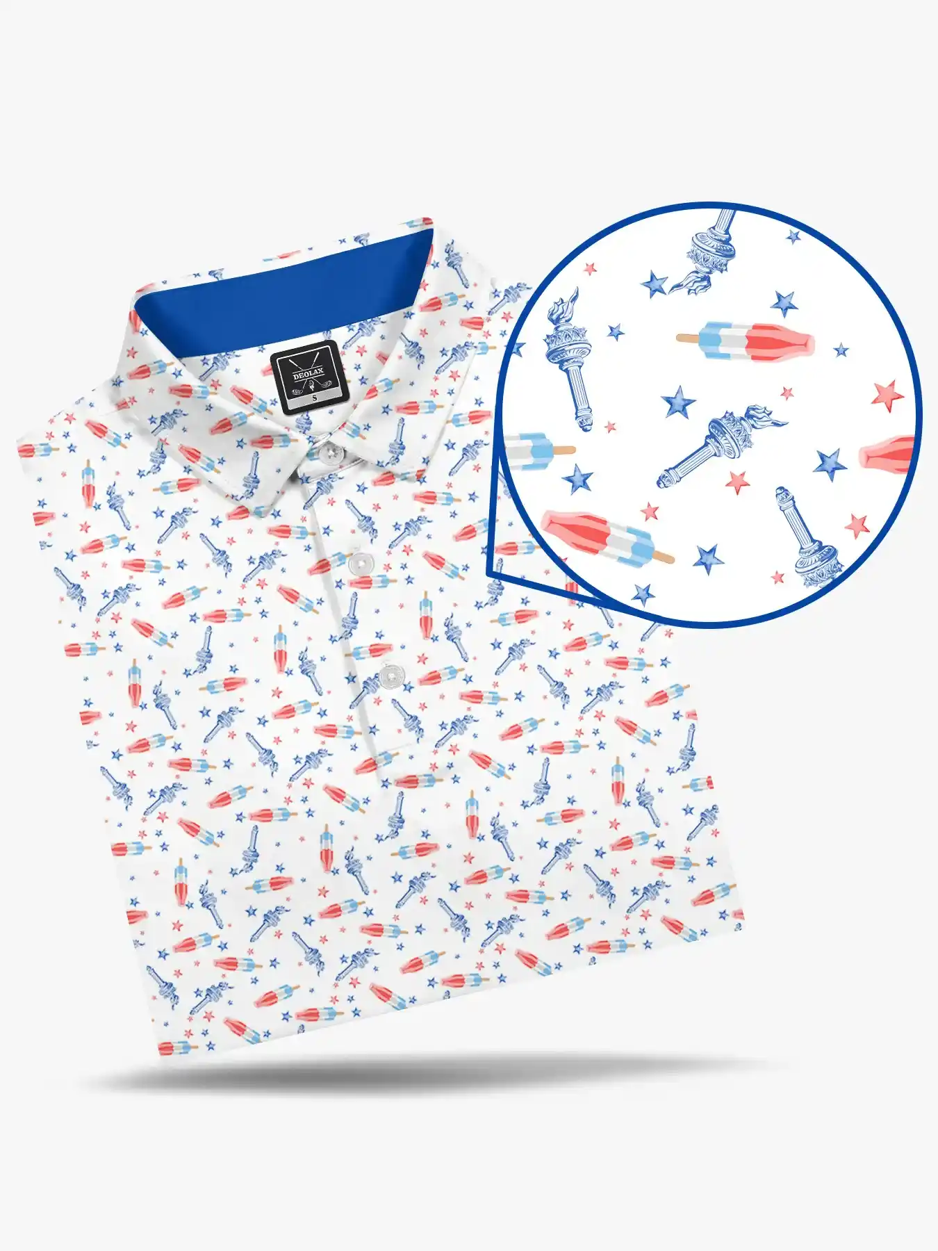  Liberty Popsicle Print Polo - Deolax