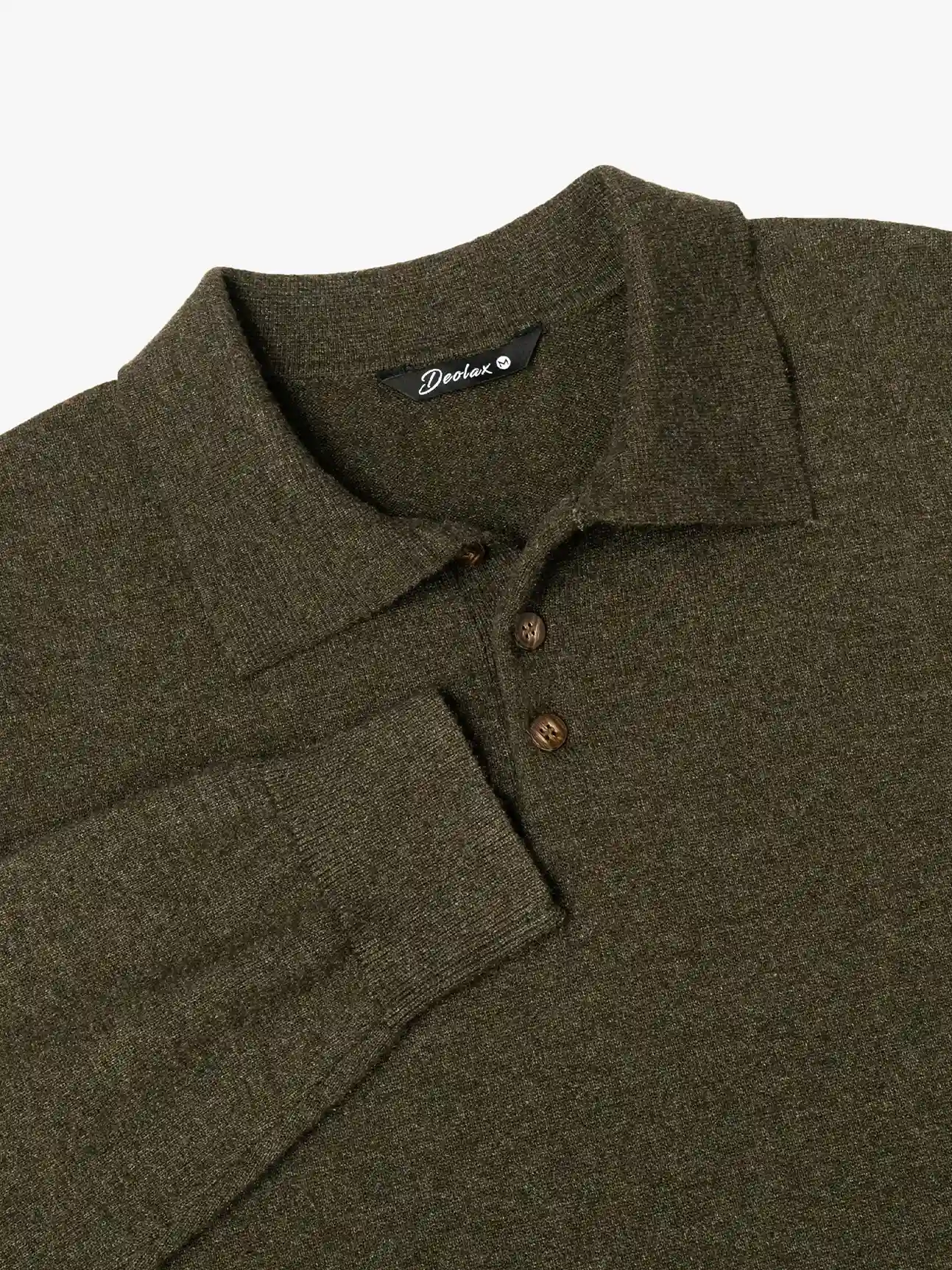 Luxe Core-Spun Long Sleeve Polo - Deolax