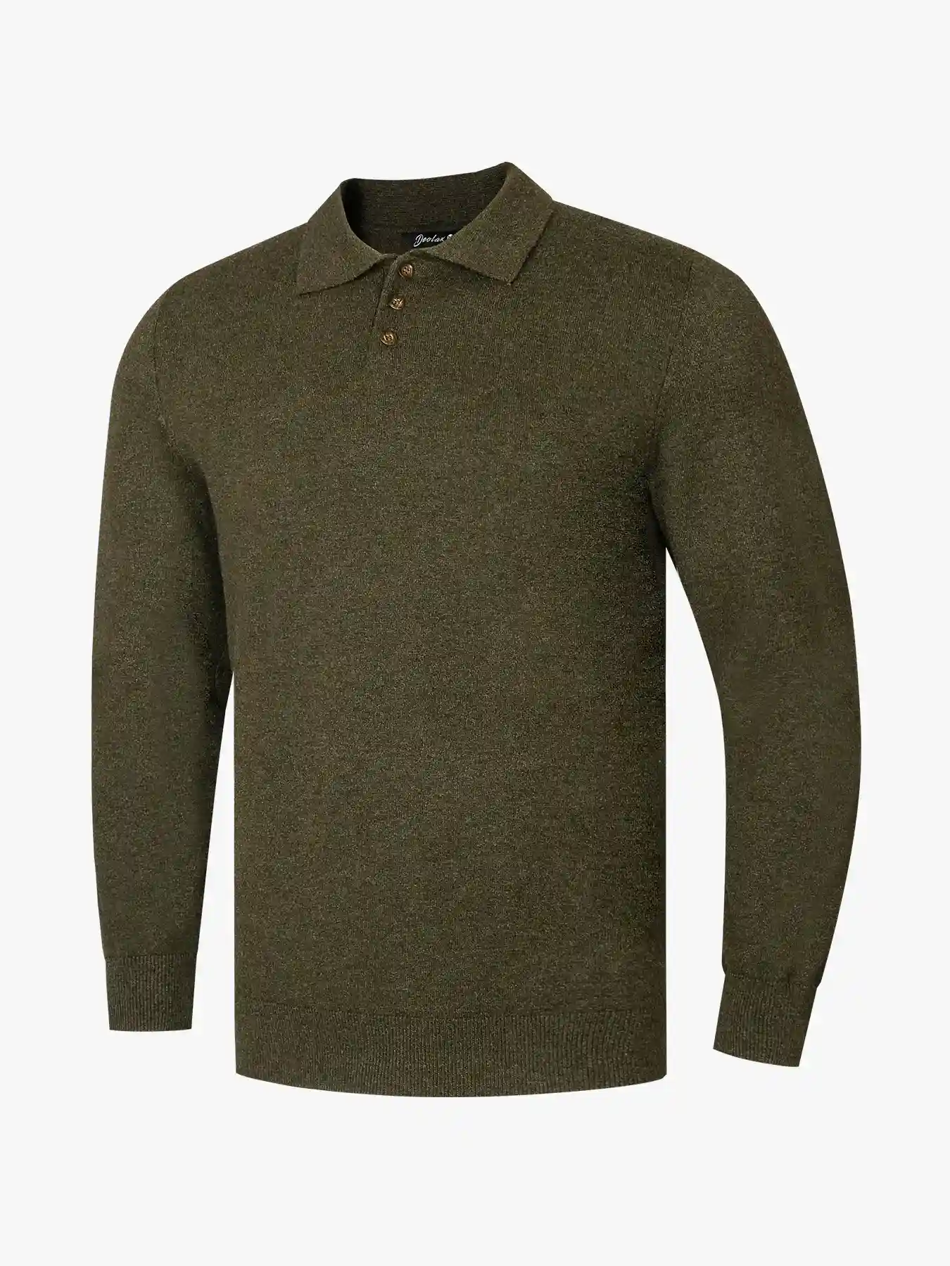 Luxe Core-Spun Long Sleeve Polo - Deolax